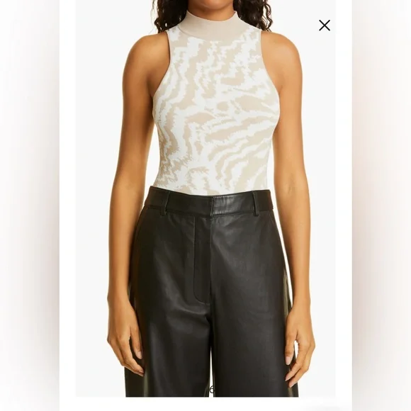 Ted Baker size 2 Poppii High Neck Sleeveless Bodysuit NWT - Picture 1 of 13